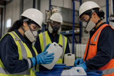 Entreprises intervenant sur des matériaux dangereux en milieu industriel